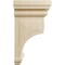 Ekena Millwork 6"W x 6 3/4"D x 12"H Large Woodruff Wood Corbel, Rubberwood CORW06X06X12WFRW - alternate 4